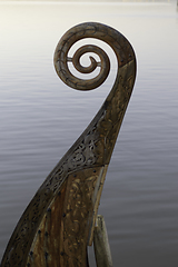 Image showing Oseberg Vikingship detail