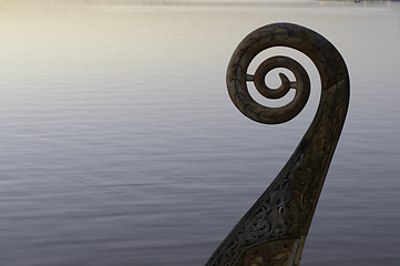 Image showing Oseberg Vikingship detail