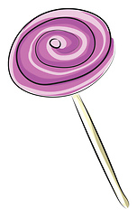 Image showing Image of chupa chups - lollipop, vector or color illustration.