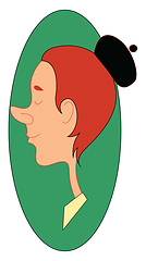 Image showing Image of a boy - picture, vector or color illustration.