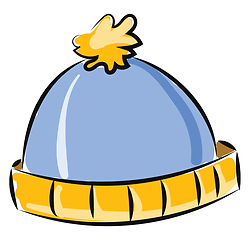 Image showing Image of baby hat, vector or color illustration.