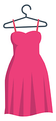 Image showing Image of dress, vector or color illustration.