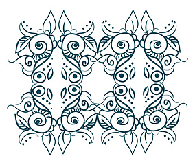 Image showing Image of ornament, vector or color illustration.