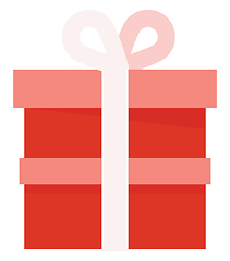 Image showing Present box, vector or color illustration.