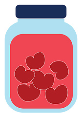 Image showing Image of compote - container, vector or color illustration.