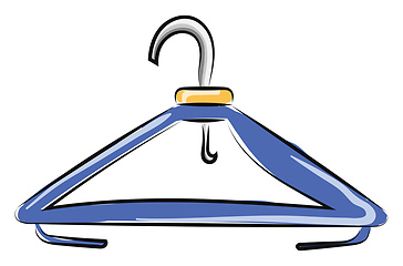 Image showing Hanger, vector or color illustration.