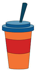 Image showing Image of drink, vector or color illustration.