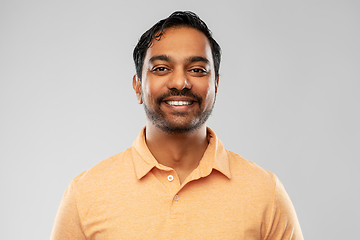 Image showing portrait of happy smiling young indian man