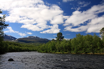 Image showing Mountains in Sweden