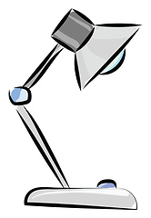 Image showing A table Lamp, vector or color illustration.