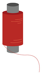 Image showing Skein of thread, vector or color illustration.