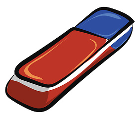 Image showing Image of eraser Kohinoor - eraser, vector or color illustration.