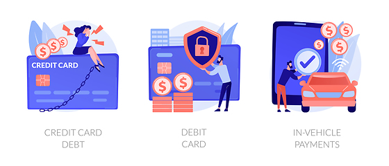 Image showing Payment method vector concept metaphors