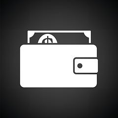 Image showing Wallet with cash icon