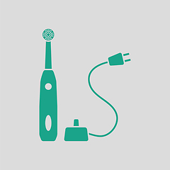 Image showing Electric toothbrush icon