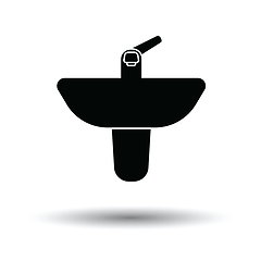 Image showing Wash basin icon