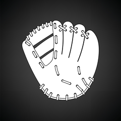 Image showing Baseball glove icon