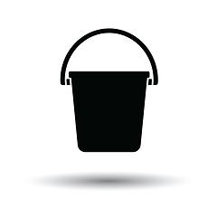 Image showing Icon of bucket