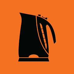 Image showing Kitchen electric kettle icon