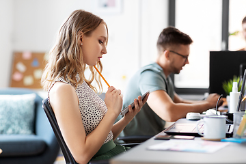 Image showing business team or startuppers working at office