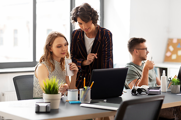 Image showing business team or startuppers working at office