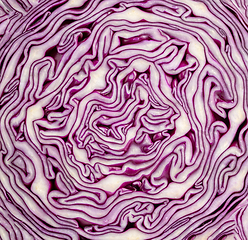 Image showing purple cabbage texture