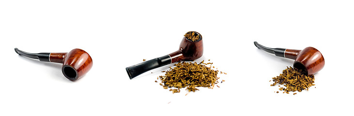 Image showing tobacco-pipe and tobacco