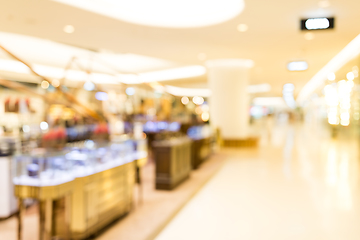 Image showing Defocused of shopping mall