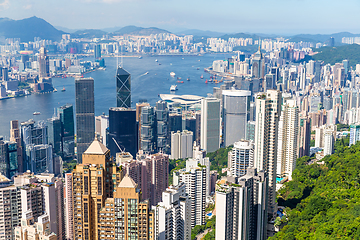 Image showing Hong Kong skyline