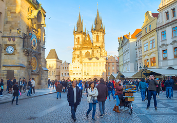 Image showing People Old Town Clock Prague