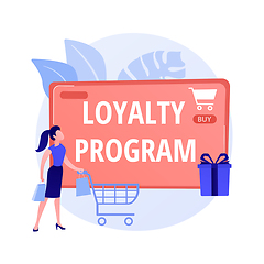 Image showing Loyalty program vector concept metaphor