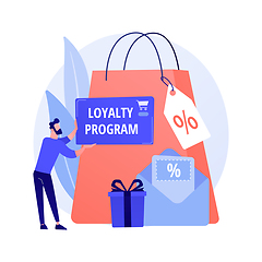 Image showing Shopping discounts vector concept metaphor