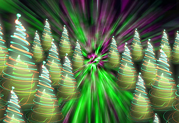 Image showing xmas forest