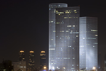 Image showing Azrieli tower in night