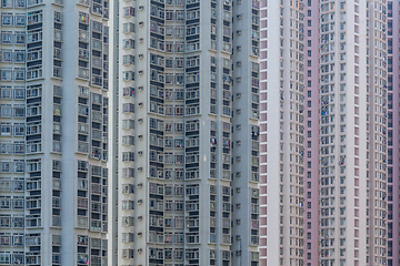 Image showing Urban city building facade