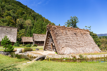 Image showing Traditional Japanese Shirakawago village 