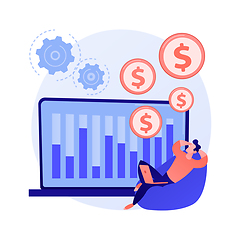 Image showing Passive income vector concept metaphor.