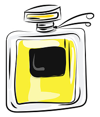 Image showing Perfume for men, vector or color illustration.