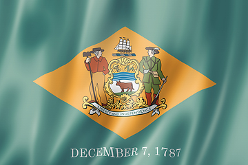 Image showing Delaware flag, USA
