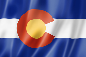Image showing Colorado flag, USA
