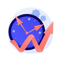 Image showing Effective time managementt vector concept metaphor