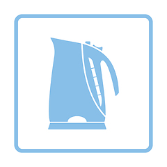 Image showing Kitchen electric kettle icon
