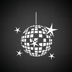 Image showing Night clubs disco sphere icon