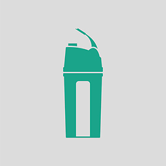 Image showing Fitness bottle icon