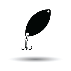 Image showing Icon of Fishing spoon