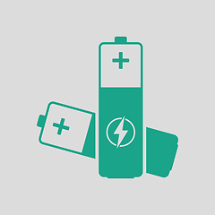 Image showing Electric battery icon