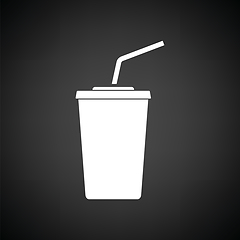 Image showing Cinema soda drink icon