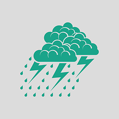 Image showing Thunderstorm icon