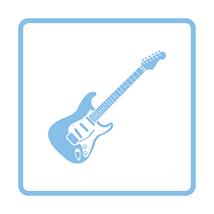 Image showing Electric guitar icon