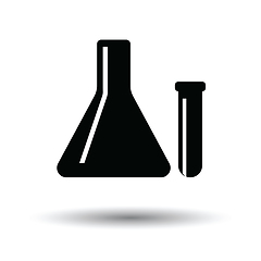 Image showing Chemical bulbs icon